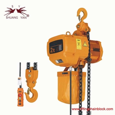 2 톤/19.6kN 스위치 제어 또는 원격 제어 전기 체인 호이스팅 장비 220V-440V
